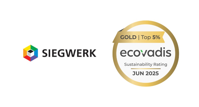 Siegwerk Achieves EcoVadis Gold Medal